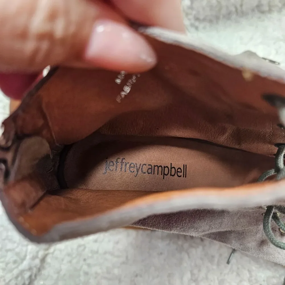 Jeffery Campbell Cors Lace-up Ankle Shooties‎ sz 8.5